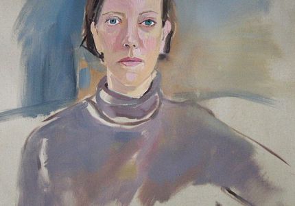 Stephanie 2, Oil on canvas (40 x 50) cm.